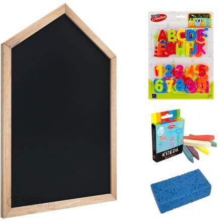 i-allboards-tablica-kredowa-magnetyczna-domek-90x60cm-czarna-w-ramie-drewnianej