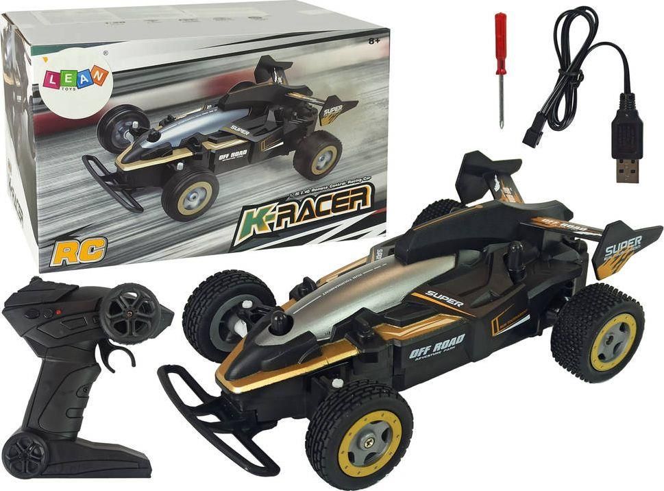 i-leantoys-wyscigowka-zdalnie-sterowana-2-4-ghz-czarna-15-km-h